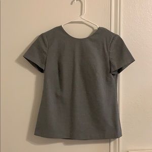 Banana Republic grey blouse